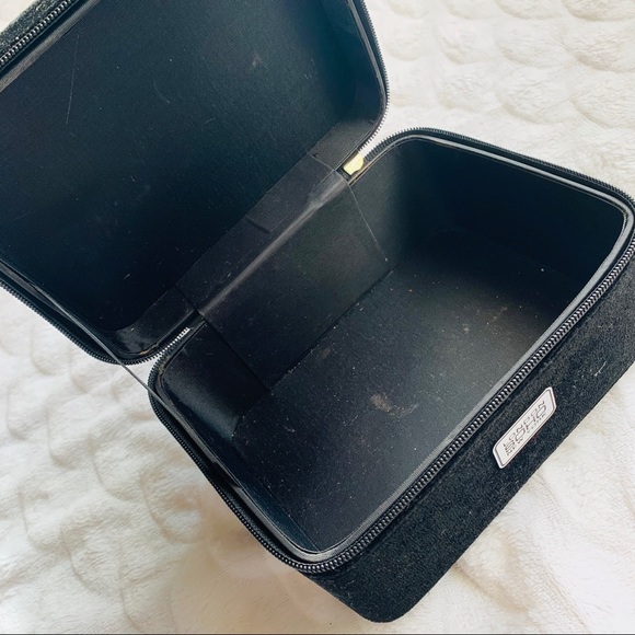 💎5/$25💎 Black Faux Suede Makeup Organizer - Picture 6 of 8